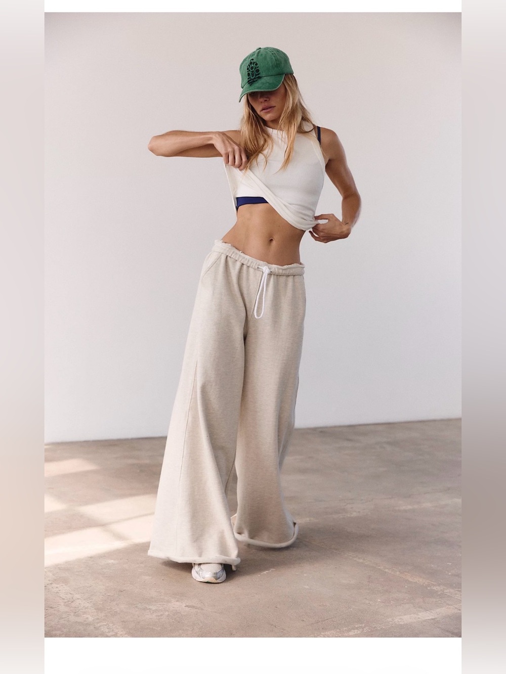NWOT Free People Movement Best Of Wide-Leg pants🔥 (OAT Heather)